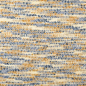 Knit strepen - kobalt/oker