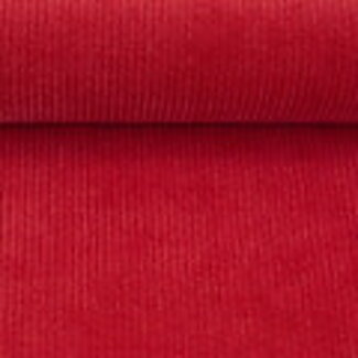 Ribbed Nicky Velours rood