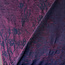 De Stoffenkamer Geweven bloemen jacquard chenille - paars/blauw