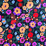 Babyrib flowers - bright orange/pink