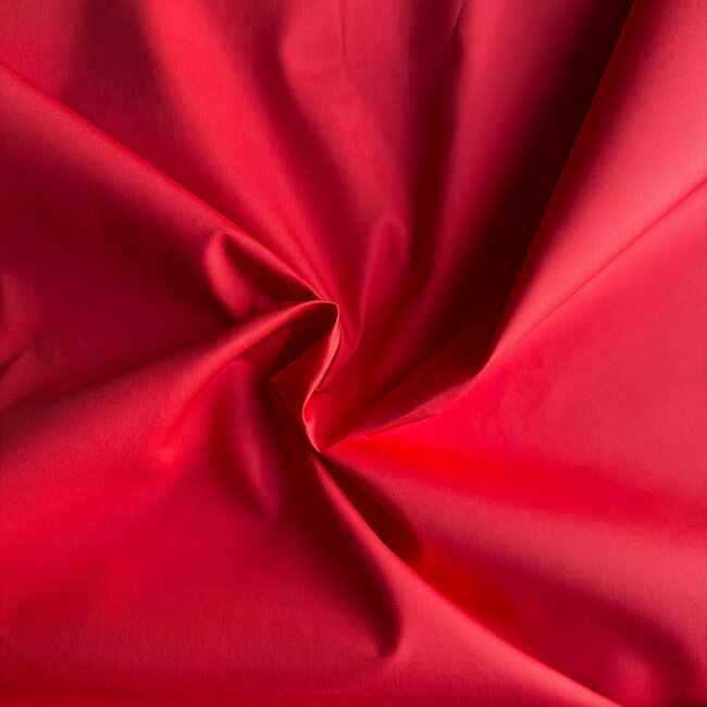 Fibre Mood Cotton Poplin Stonewashed paper touch - red