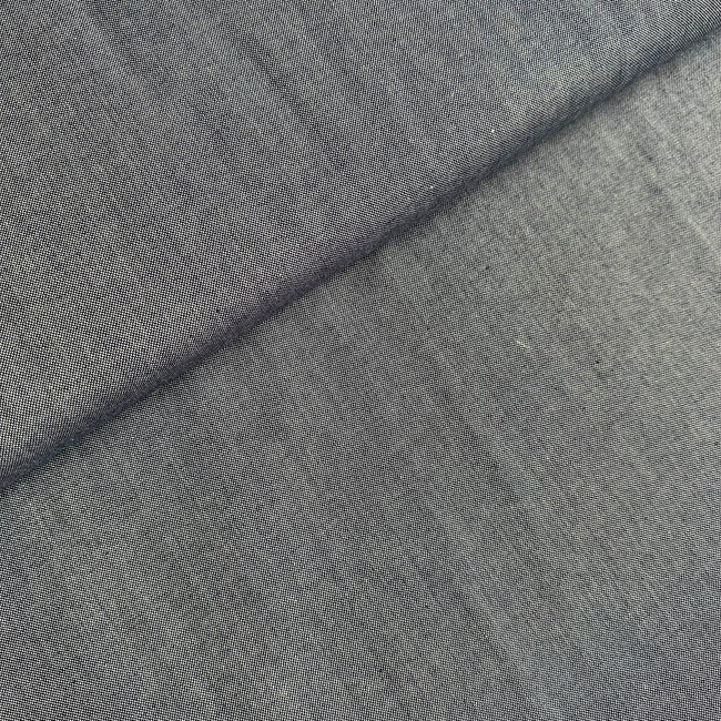 Recycled shirt cotton - chambray navy