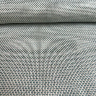 Recycled shirt cotton - basketweave sea green