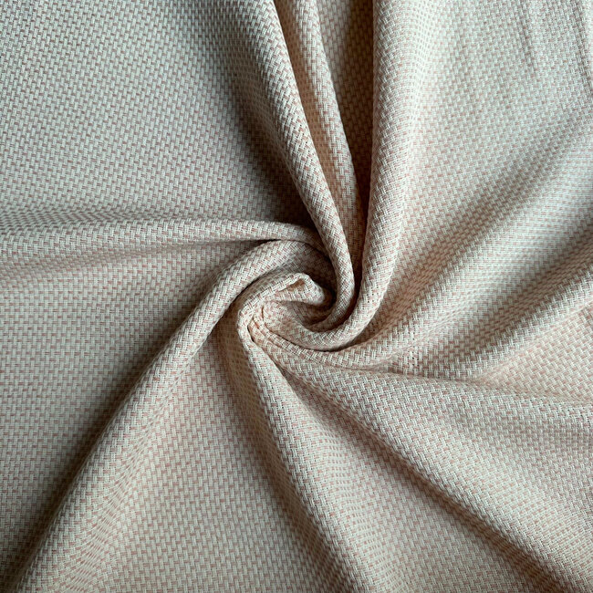 Recycled shirt cotton - basketweave pink