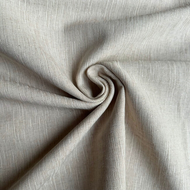 Recycled shirt cotton - two tone cream