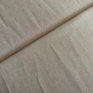 Recycled shirt cotton - panama weave brown