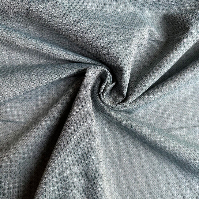 Recycled shirt cotton - panama weave navy