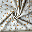 De Stoffenkamer Tricot Waffle - roodborstje wit