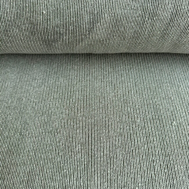 Light Cotton Knit - wit/groen