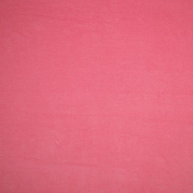 Ribfluweel met brede ribbel pink lemonade
