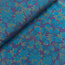 French Terry - oak leafs dark blue