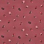 Tricot mini flowers soft raspberry