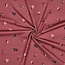 Tricot mini flowers soft raspberry