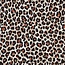 Fibre Mood Wafel Katoen leopard