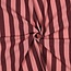 Cotton Poplin - stripes salmon / burgundy