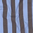 Cotton Poplin - stripes blue / brown