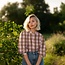 Cotton Poplin - checks salmon / burgundy