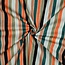 Cotton Poplin - stripes multi green