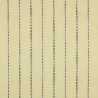 Cotton Plumetis Dobby stripes - butter