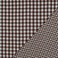 De Stoffenkamer Double Gauze cotton Tetra - double checks mint/brown