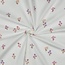 Poppy Flanel Cotton Flower bouquet white
