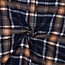 Poppy Flanel Cotton Checks plaid navy