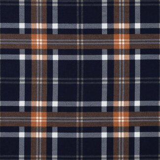 Poppy Flanel Cotton Checks plaid navy