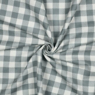 Poppy Flanel Cotton Checks classic ecru/sage