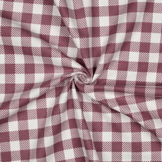 Poppy Flanel Cotton Checks classic ecru/mauve