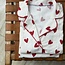Poppy Flanel Cotton Hearts creamy red