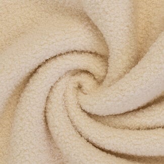 De Stoffenkamer Teddy double Fleece - off white