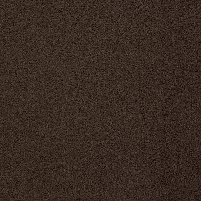 De Stoffenkamer Teddy double Fleece - dark brown