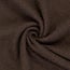 De Stoffenkamer Teddy double Fleece - dark brown
