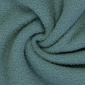 De Stoffenkamer Teddy double Fleece - storm blue