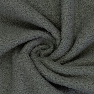 De Stoffenkamer Teddy double Fleece - dark grey