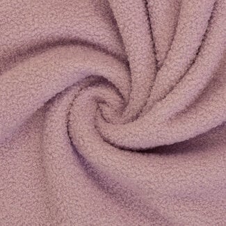 De Stoffenkamer Teddy double Fleece - old pink