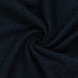 De Stoffenkamer Teddy double Fleece - dark blue