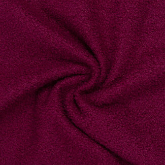 De Stoffenkamer Teddy double Fleece - berry