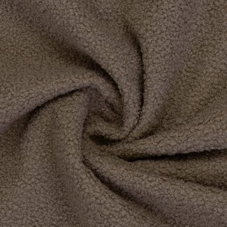 De Stoffenkamer Teddy double Fleece - taupe