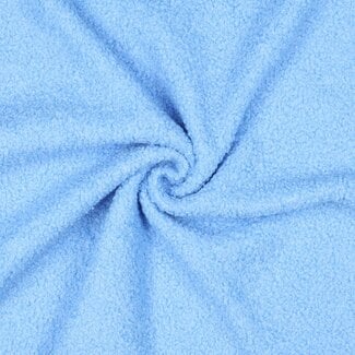 De Stoffenkamer Teddy double Fleece - light blue