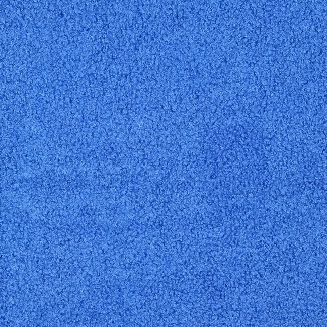 De Stoffenkamer Teddy double Fleece - royal blue