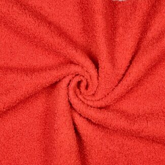 De Stoffenkamer Teddy double Fleece - red