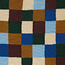 De Stoffenkamer Sherpa teddy Fleece print - checks blue