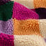 De Stoffenkamer Sherpa teddy Fleece print - checks pink