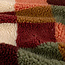 De Stoffenkamer Sherpa teddy Fleece print - checks rust