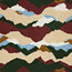 De Stoffenkamer Sherpa teddy Fleece print - mountains