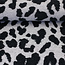 Jacquard jersey leo - zwart/wit