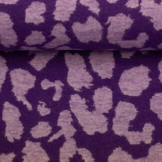 Jacquard jersey leo - paars/lila