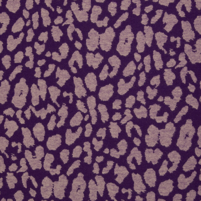 Jacquard jersey leo - paars/lila