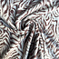 Jacquard jersey zebra - camel/creme